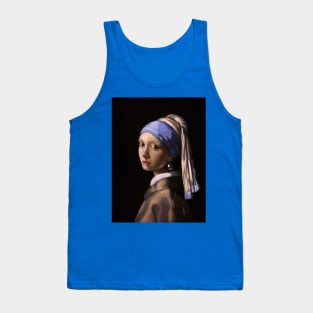 Girl with a pearl earring Tank Top